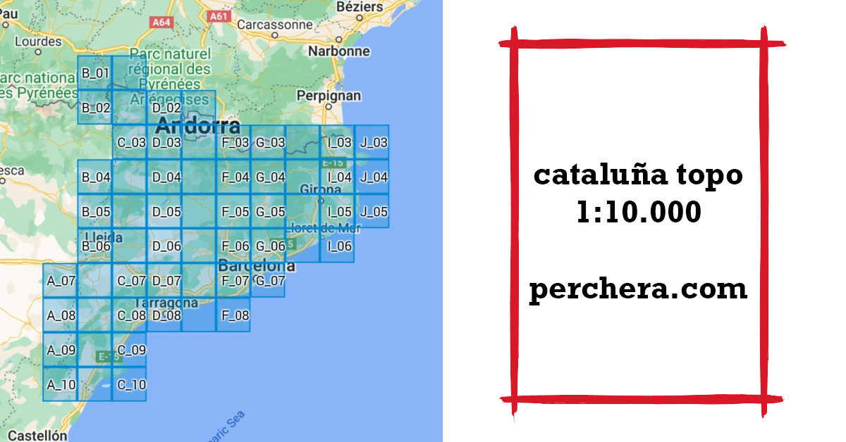 Cataluña Topo 1:10.000